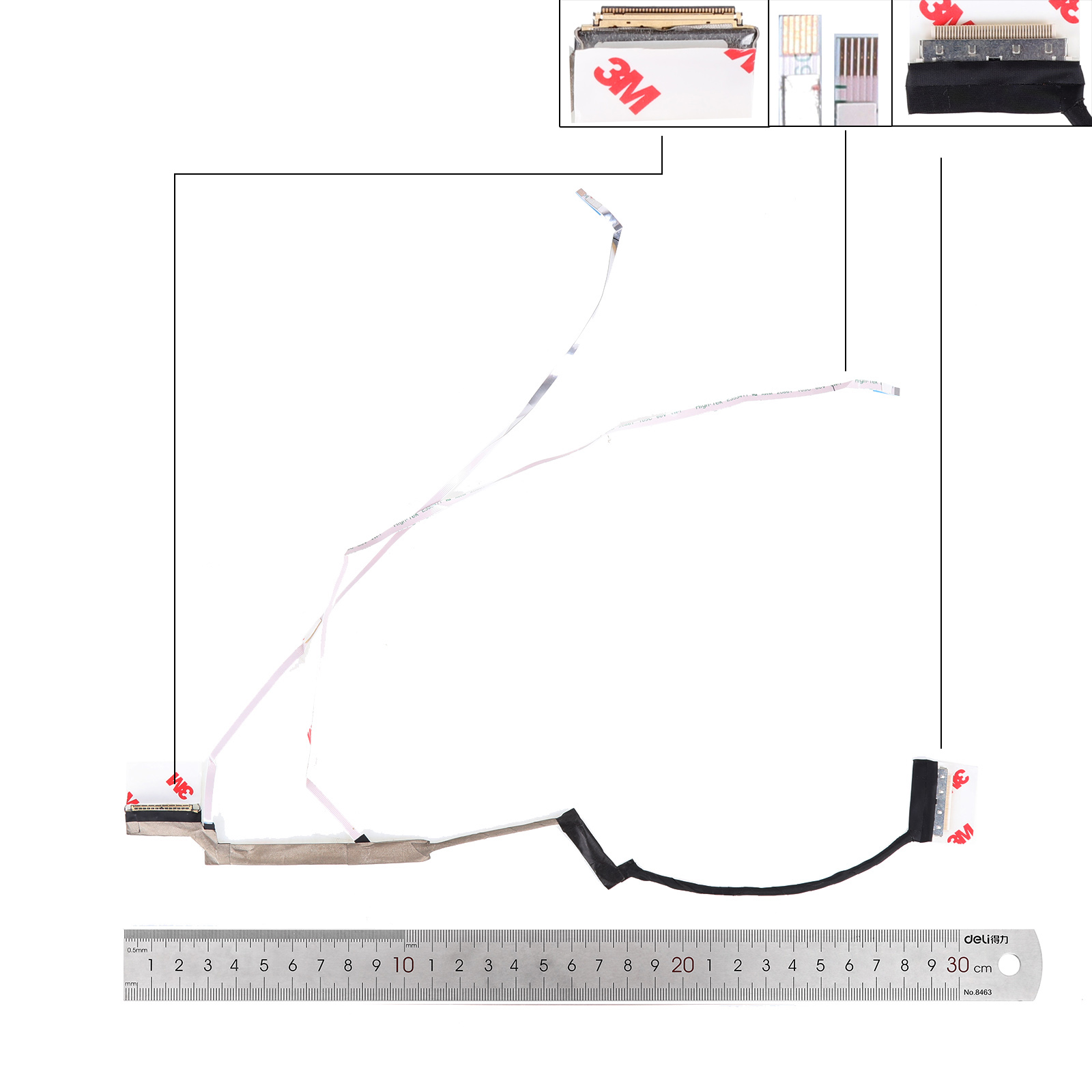 Picture of New LCD Display Screen Cable Replacement  For  HP Pavlion 15-CX 40pin UHD IR.